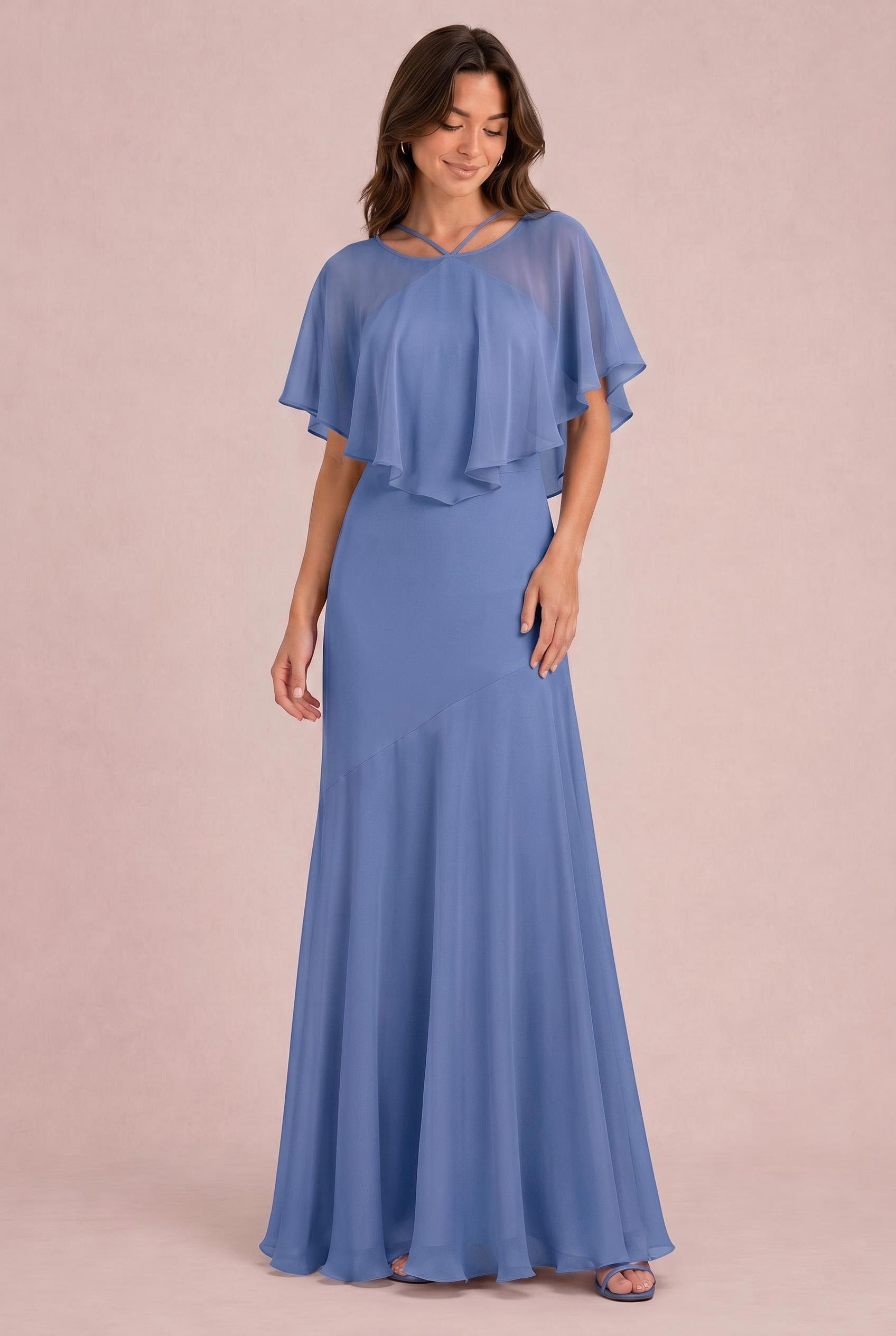 periwinkle bridesmaid dresses uk Izabela Satin
