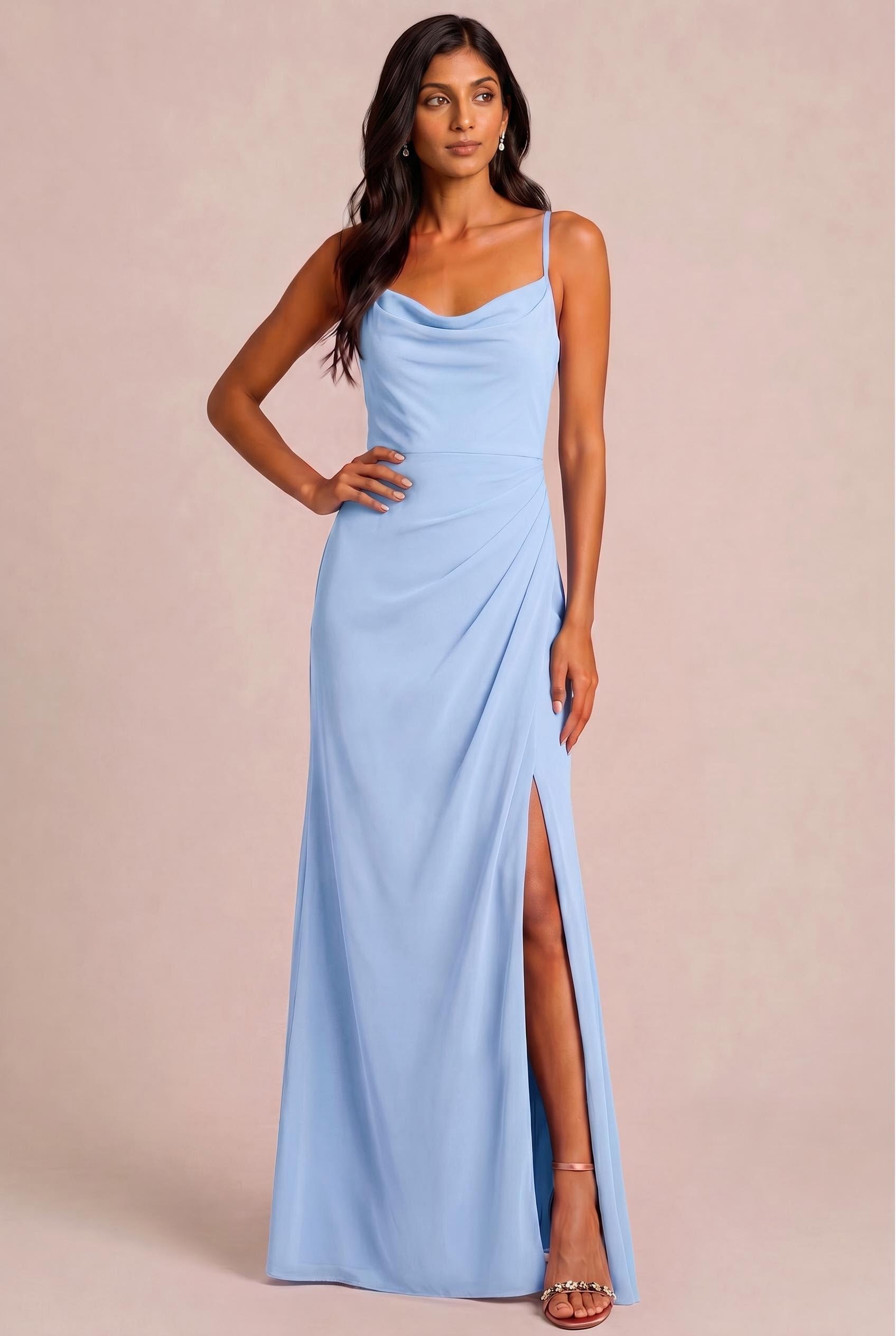 cornflower blue bridesmaid dresses uk Classic Multiway Infinity Bridesmaid Dress in Cornflower Blue For Sale  Online
