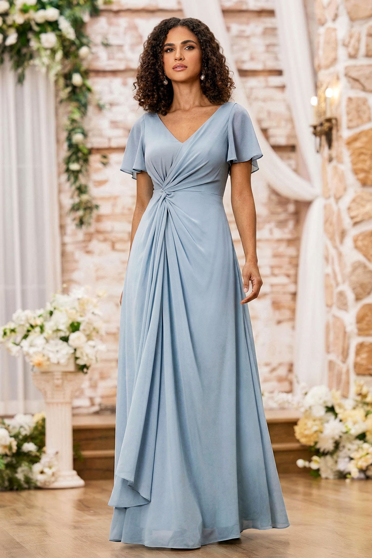 Chiffon A-Line Bridesmaid Dresses