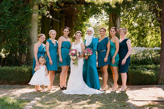 Peacock -A Versatile Color For Bridesmaid Dresses