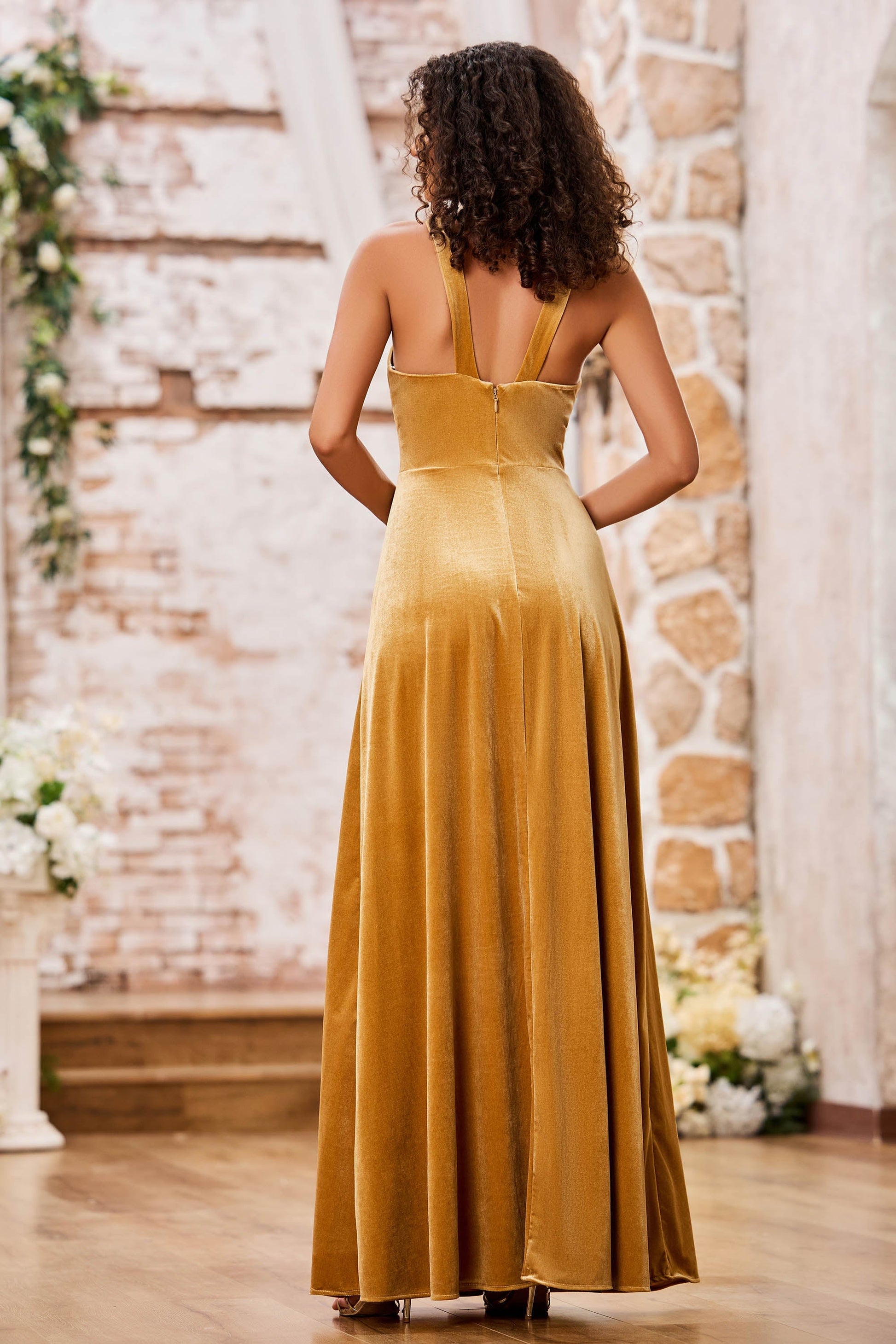 reformation rimini dress gold Reformation Rimini Dress (Gold) L (12-14) New