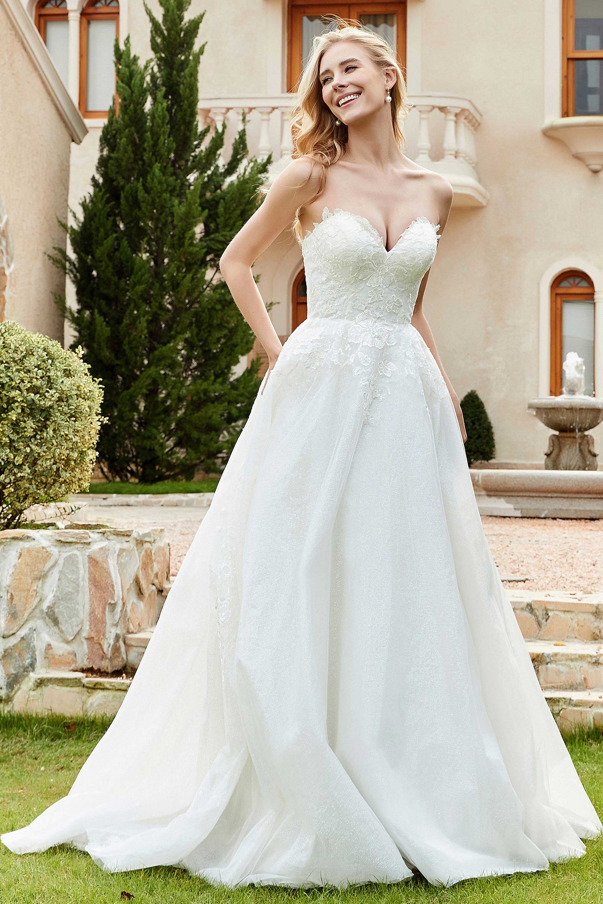 Strapless Dress Adding Straps To A Sweetheart Neckline Wedding