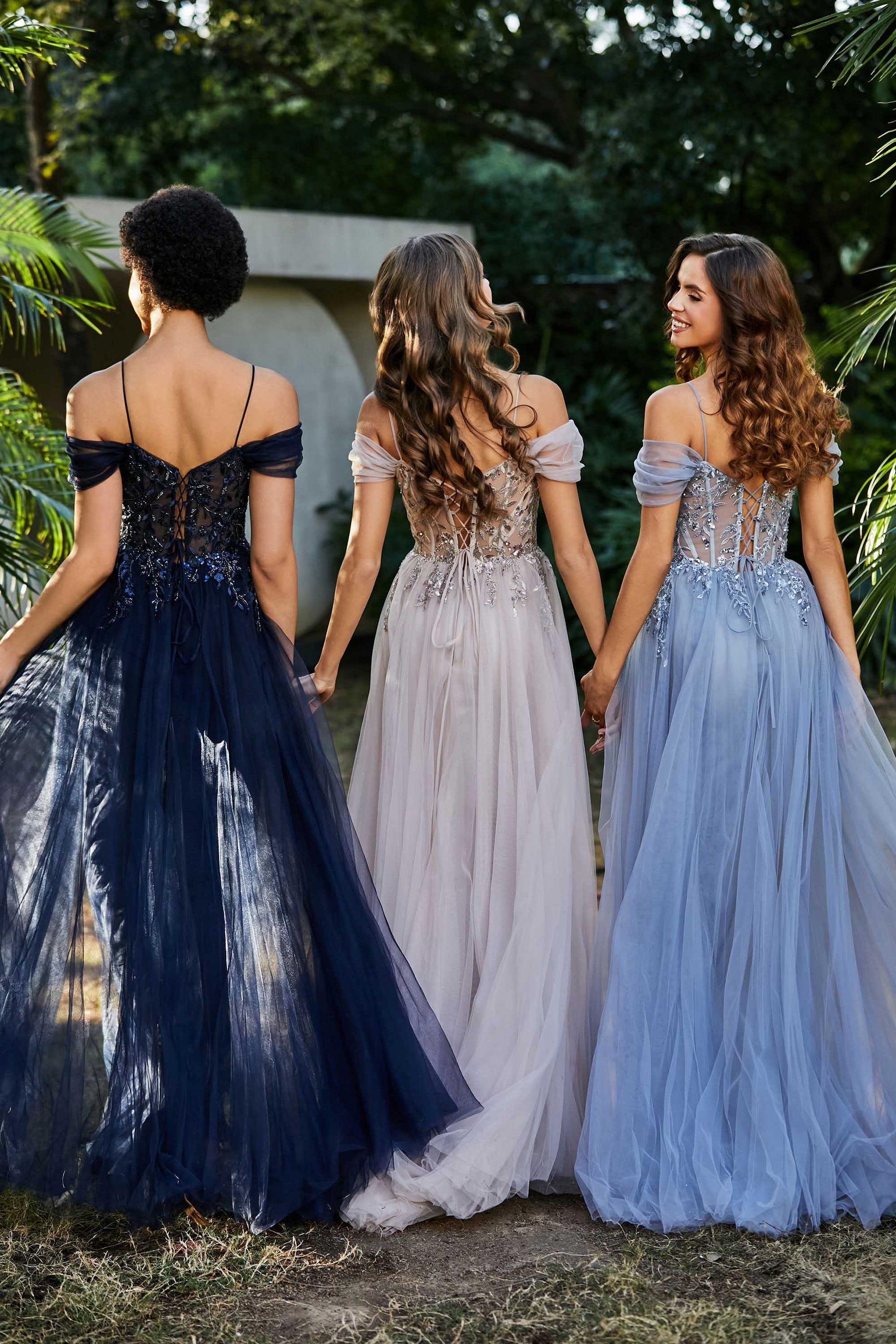 A-Line Beaded Applique Tulle Dress DUNTERY UK A-Line Beaded Applique Tulle Dress DUNTERY UK