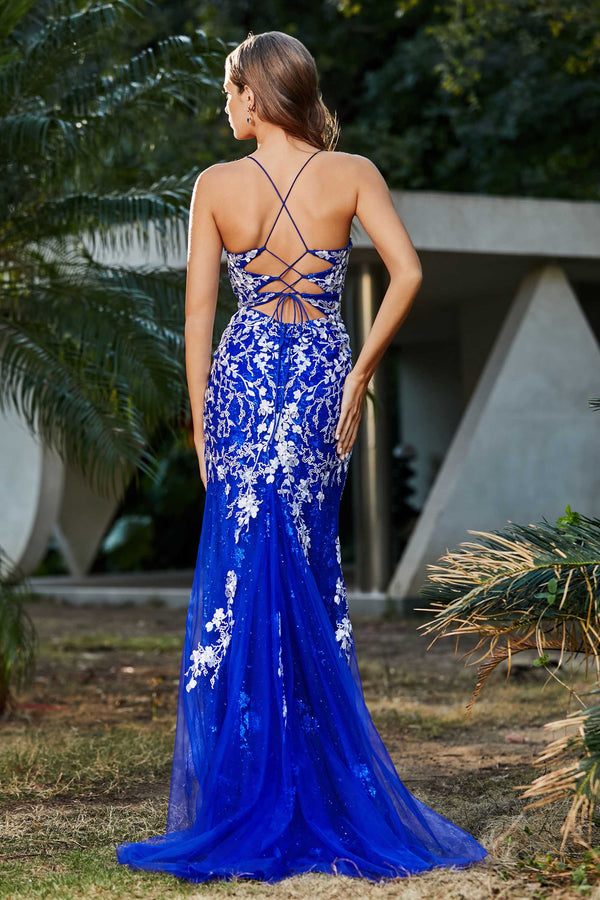 15 Blue Prom Dresses That are Dazzling & Fashionable : Halter Neck Royal  Blue Dress I Take You | Wedding Readings | Wedding Ideas | Wedding Dresses  | Wedding Theme