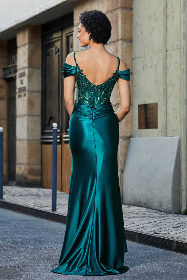 dark green prom dresses uk Green Prom Dresses Uk ZAPAKA Women Dark Green Prom Dress With Slit A Line One