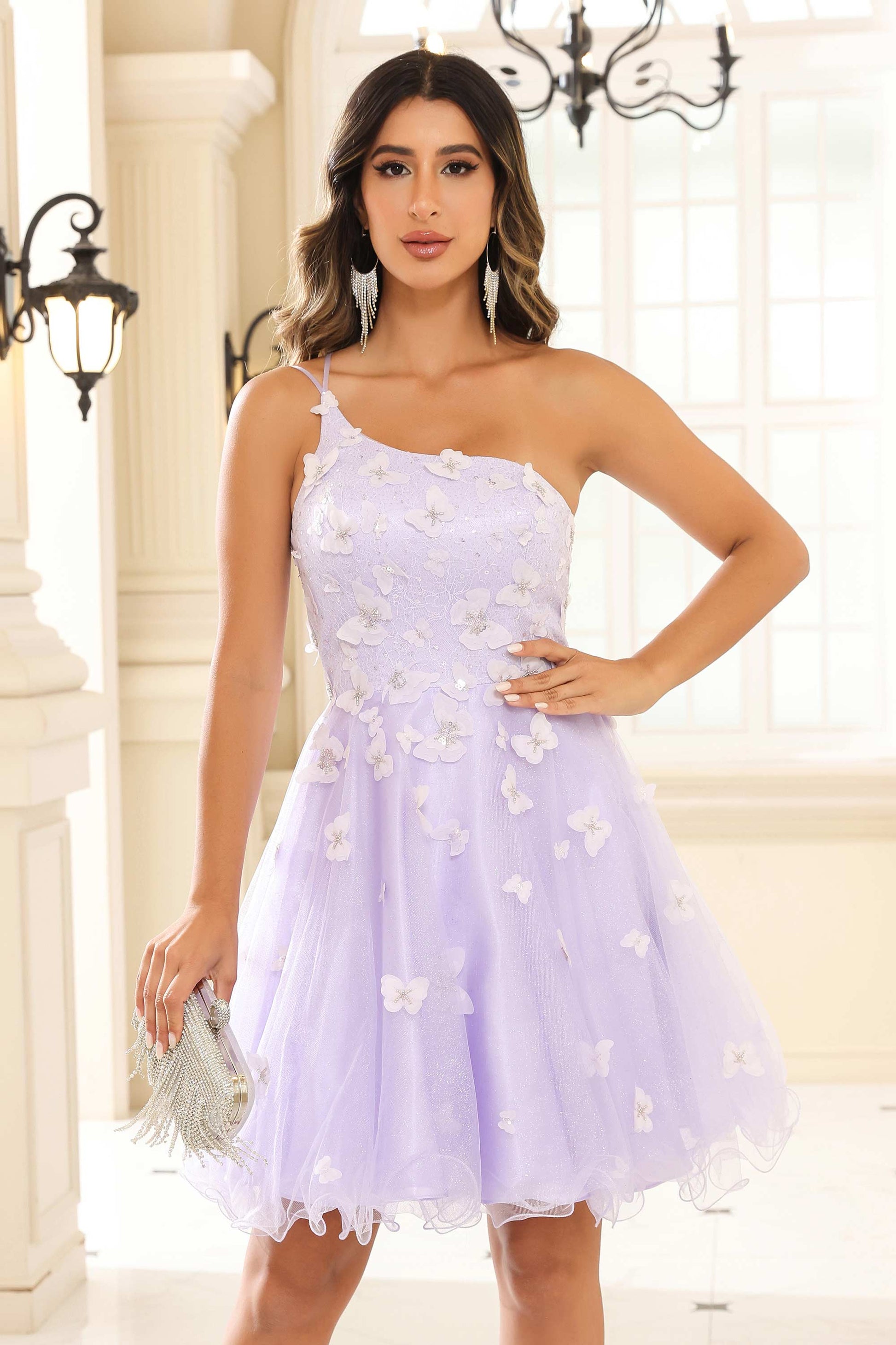 best short dresses for party Sexy Short One Shoulder Backless Cocktail Dress Party Dresses