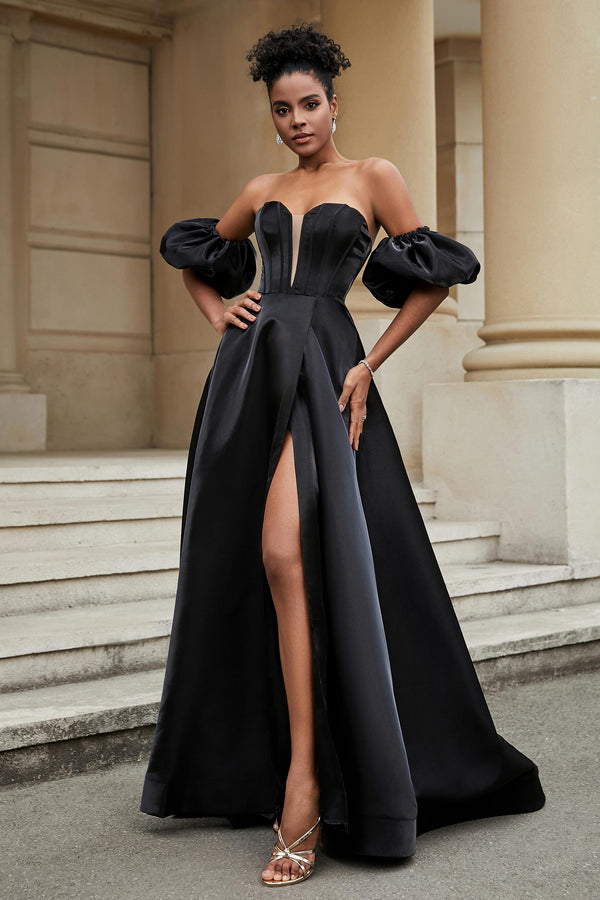 Satin Prom Dress A-Line Prom Dresses 2025 - Bloomingdale's Wedding Guest Dress Women Satin Prom Dress A-Line Prom Dresses 2025 - Bloomingdale's Wedding Guest Dress Women