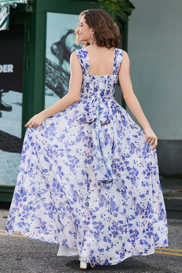 [Violet Floral Print]