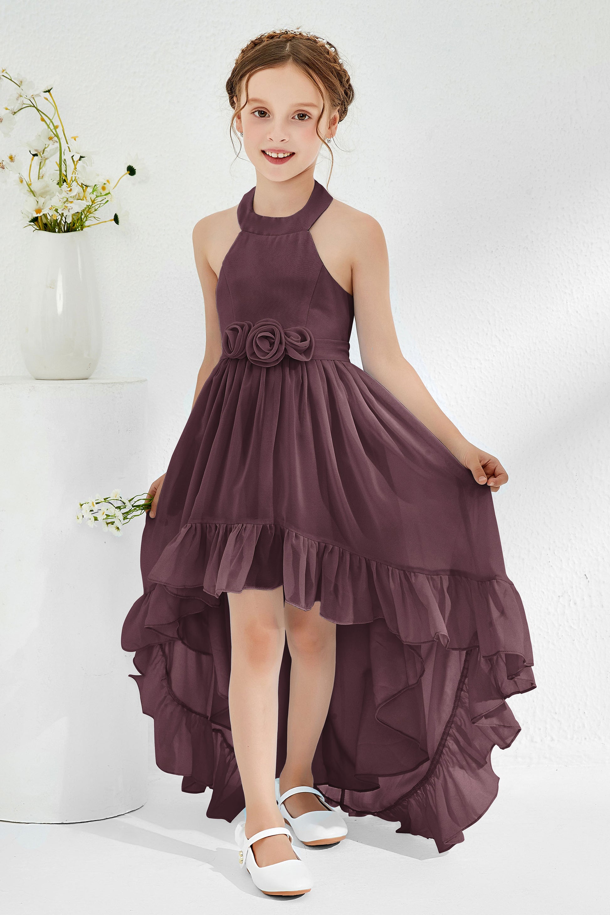 Chiffon junior bridesmaid dresses hotsell