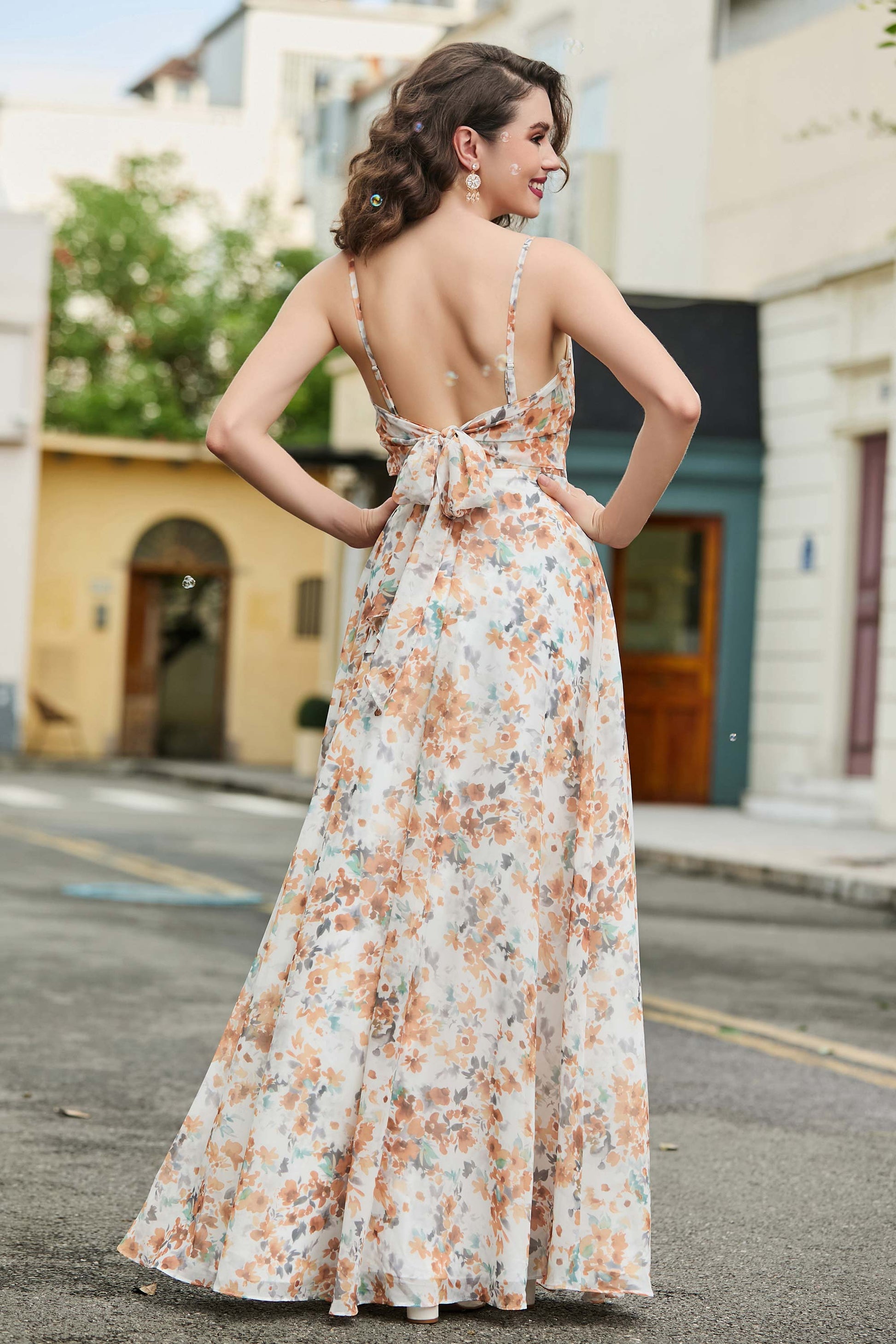 [Sunset Floral Print]