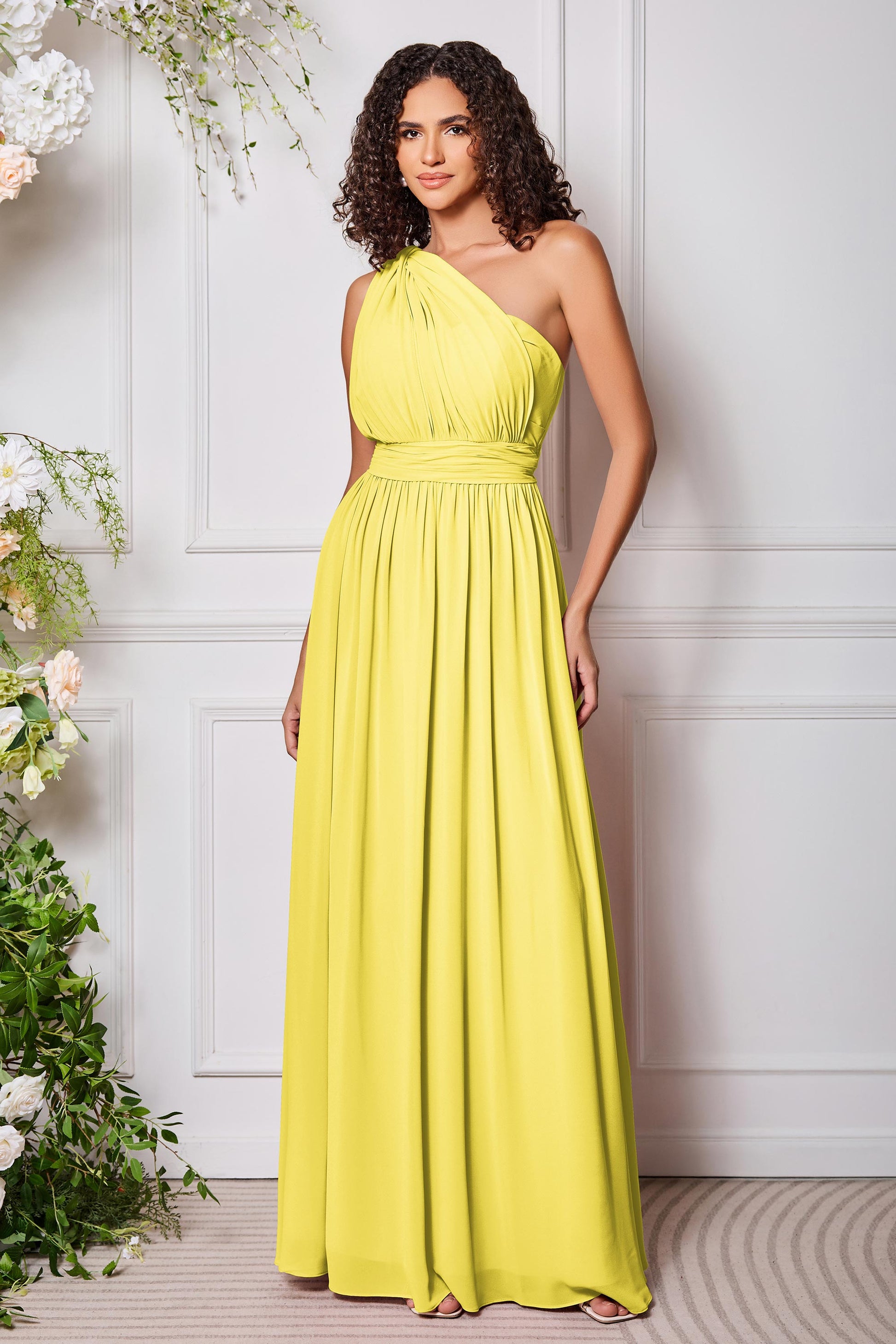One Shoulder Versatile Dresses With Bowknot DUNTERY UK One Shoulder Versatile Dresses With Bowknot DUNTERY UK