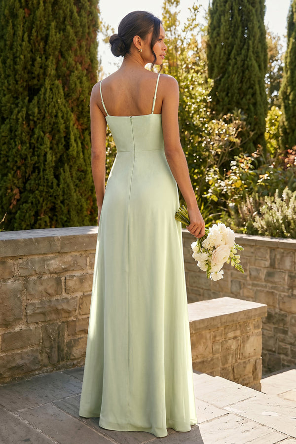 dusty sage bridesmaid dresses uk Sage Bridesmaid Robes Uk Zapaka Women Dusty Sage Boho Chiffon Long Bridesmaid Dress With