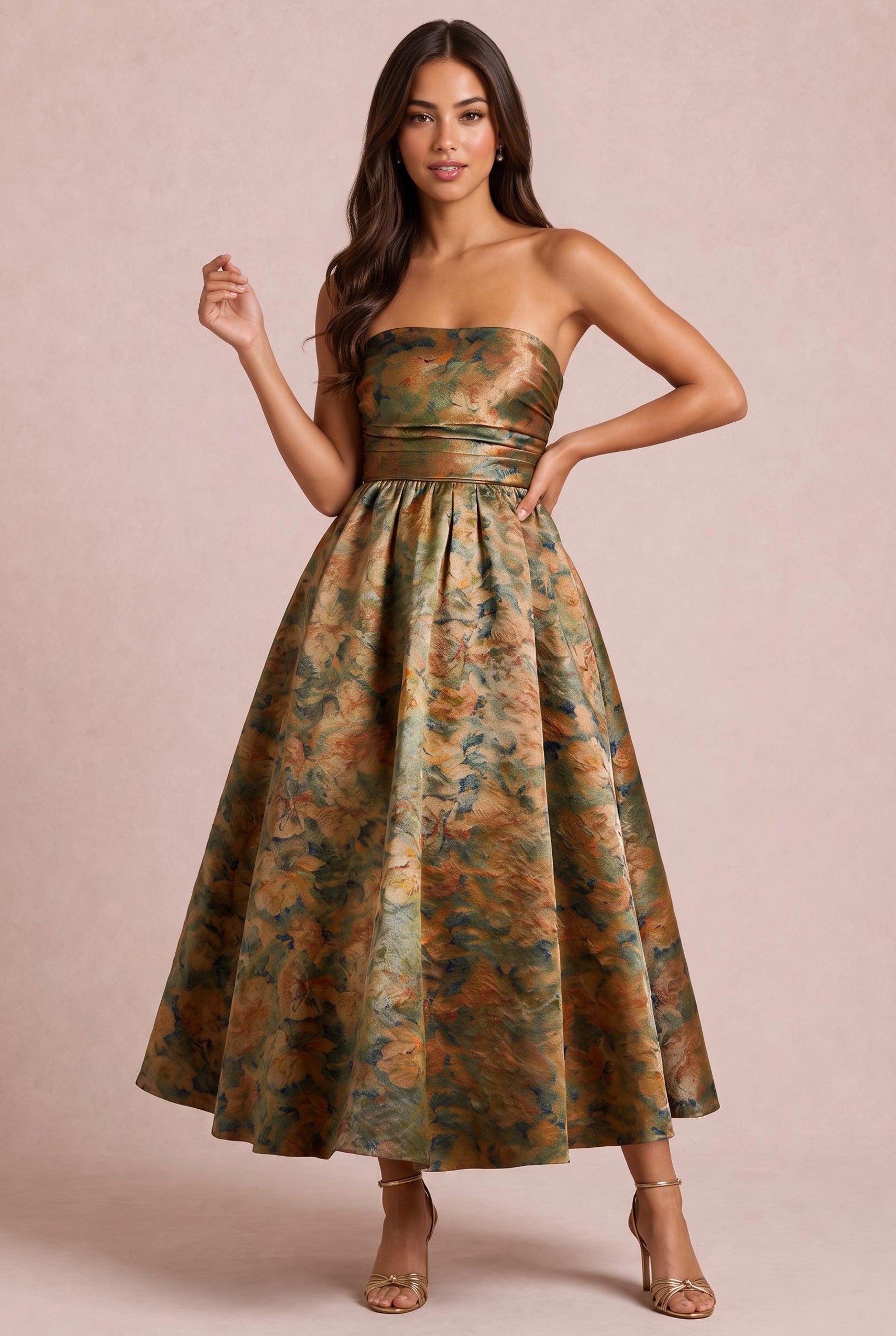 [Verdant Gold Floral]