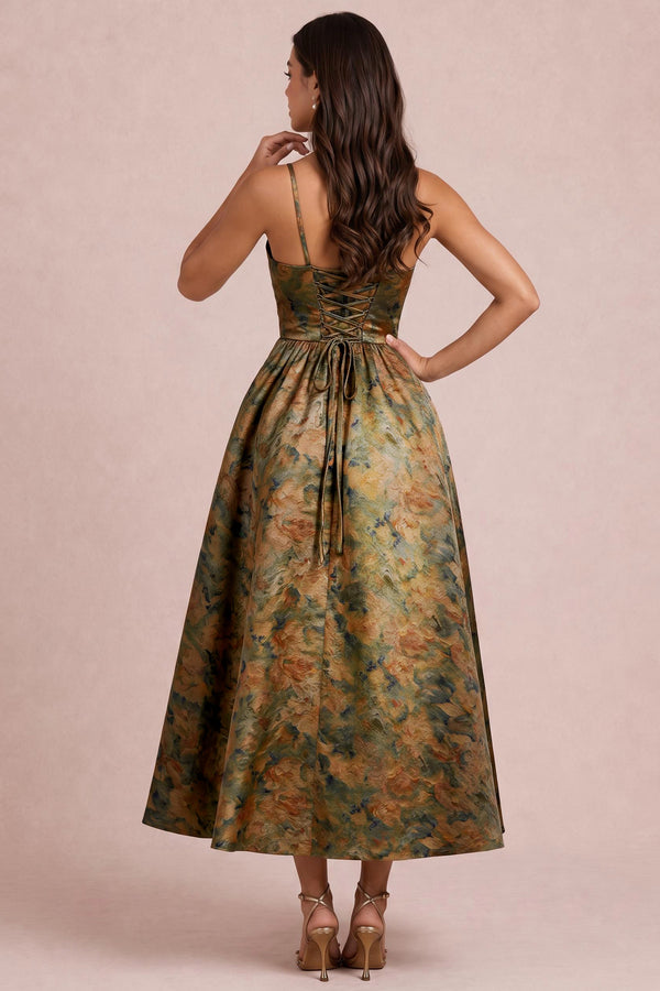[Verdant Gold Floral]