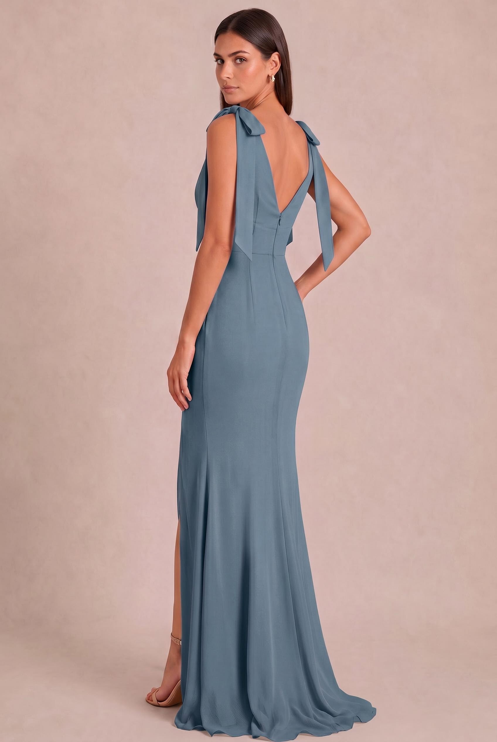 Chiffon Mermaid Bridesmaid Dress