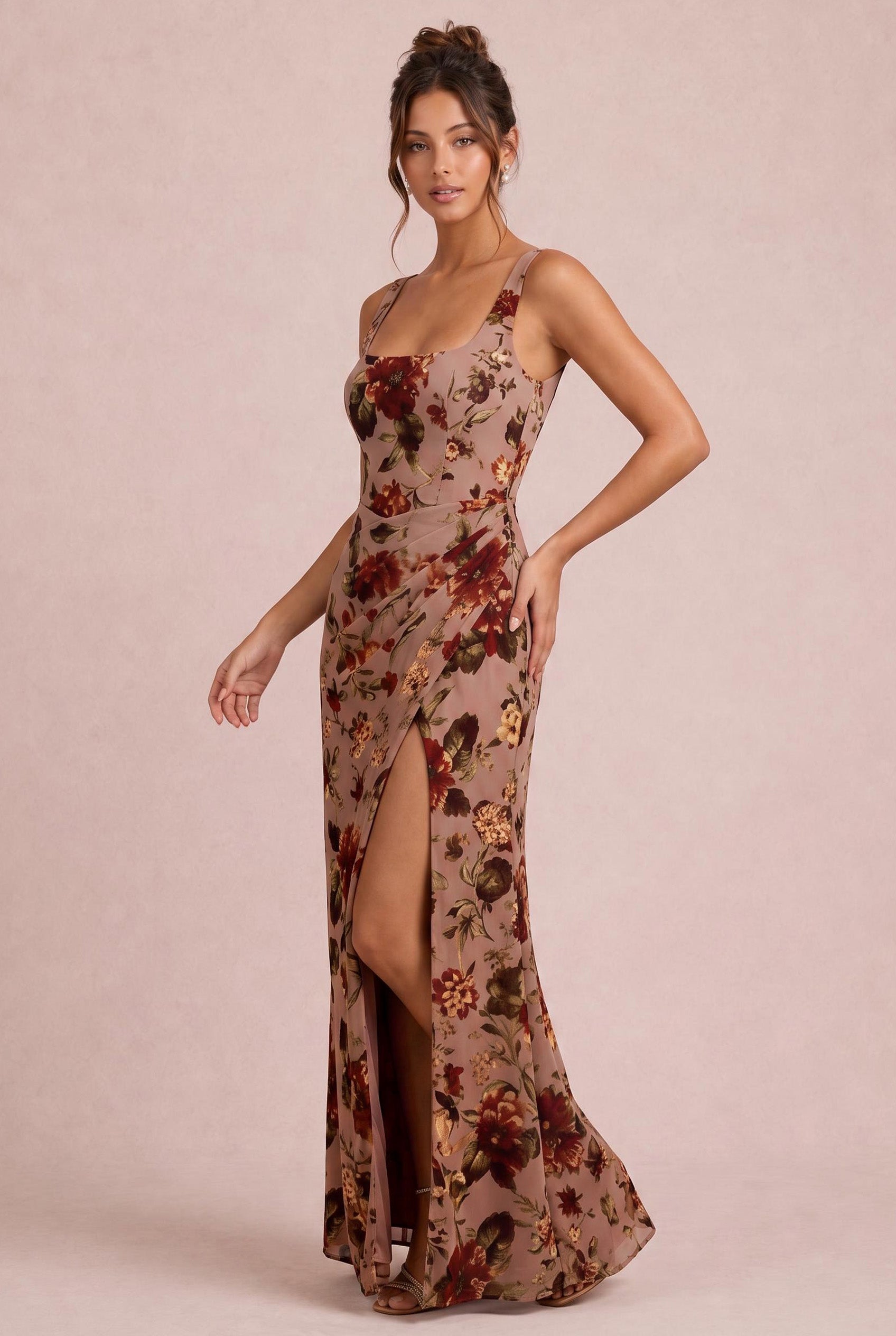 [Autumn Merlot Floral]