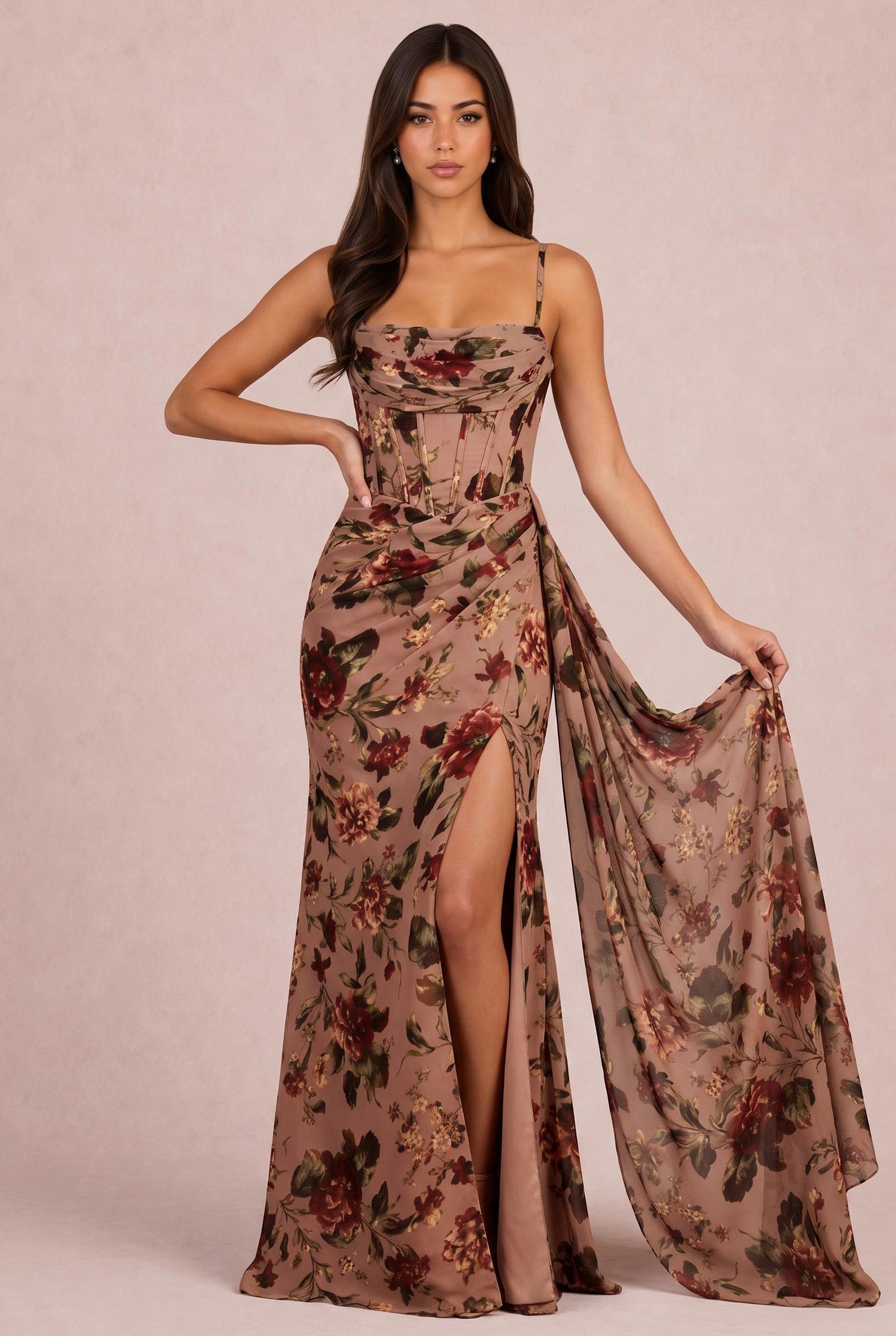 [Autumn Merlot Floral]