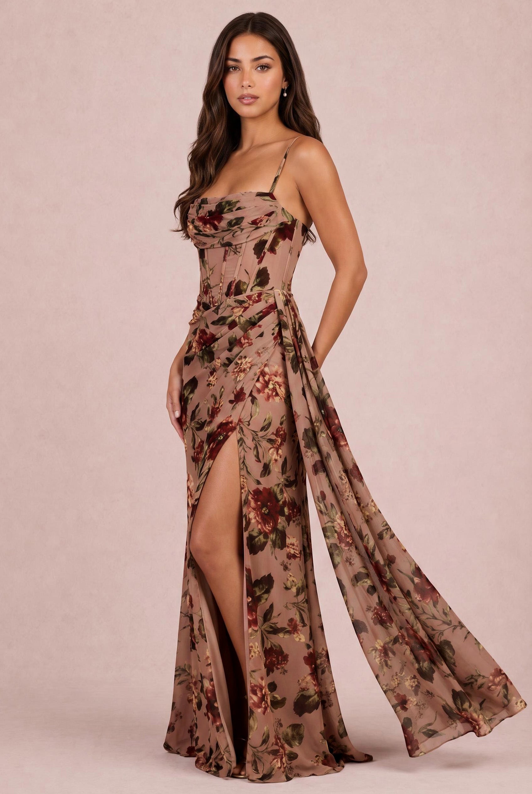 [Autumn Merlot Floral]
