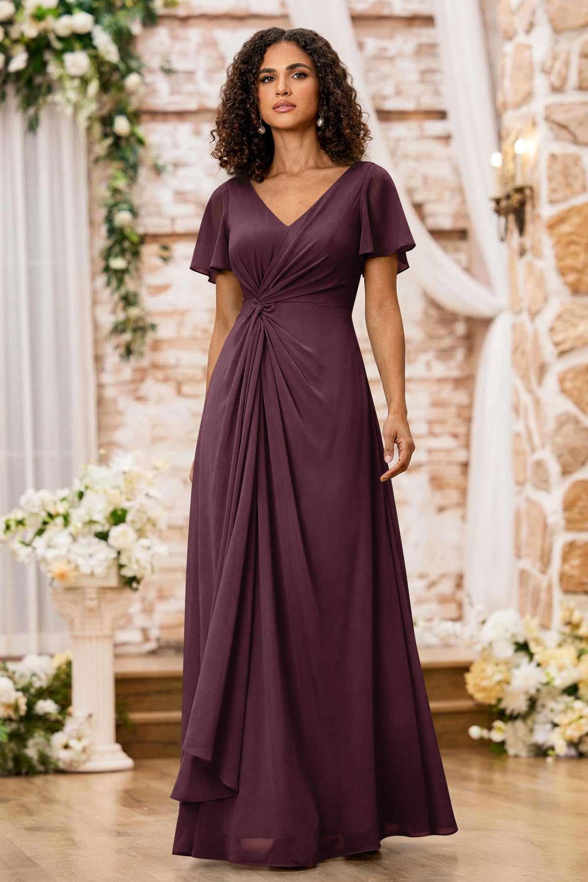 Chiffon A-Line Bridesmaid Dresses