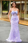 Bowknot Sweetheart Strapless Sheath Lace Dress