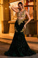 See-through Sequins Luxurious Evening Gown