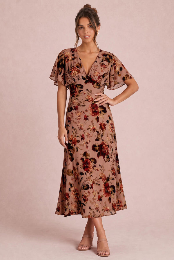 [Autumn Merlot Floral]