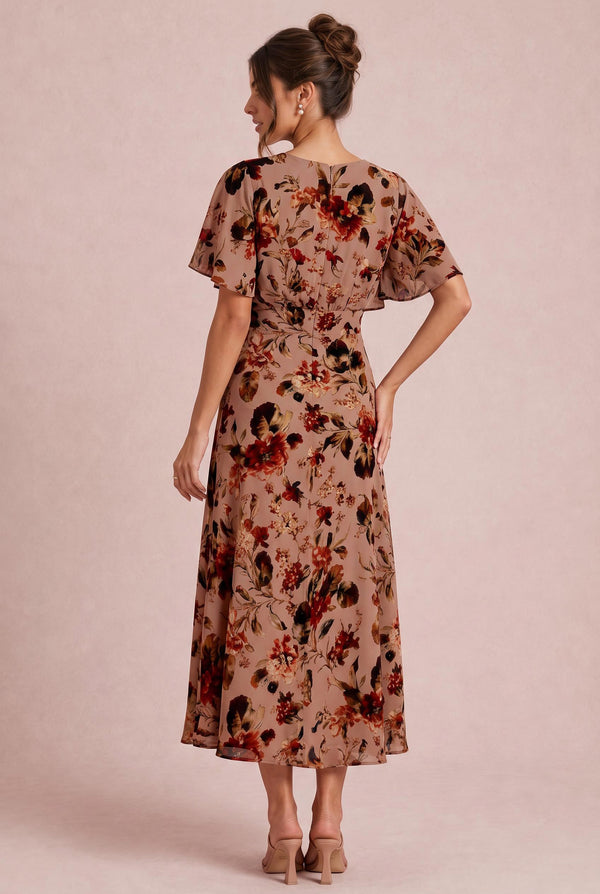 [Autumn Merlot Floral]