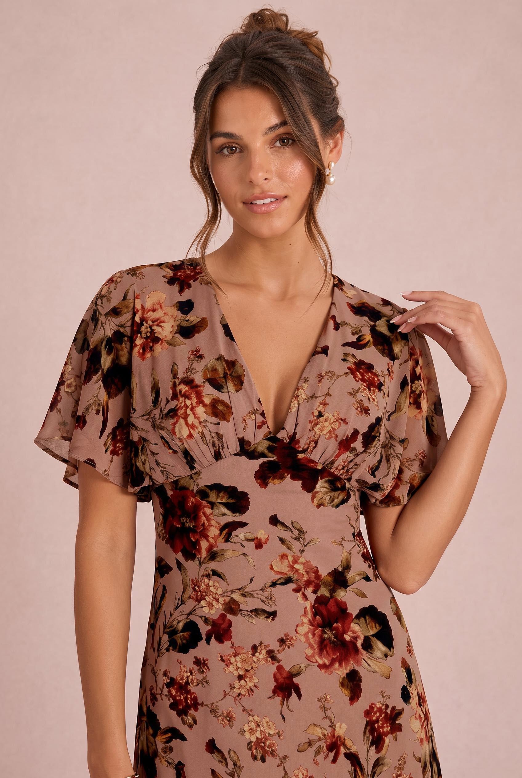 [Autumn Merlot Floral]