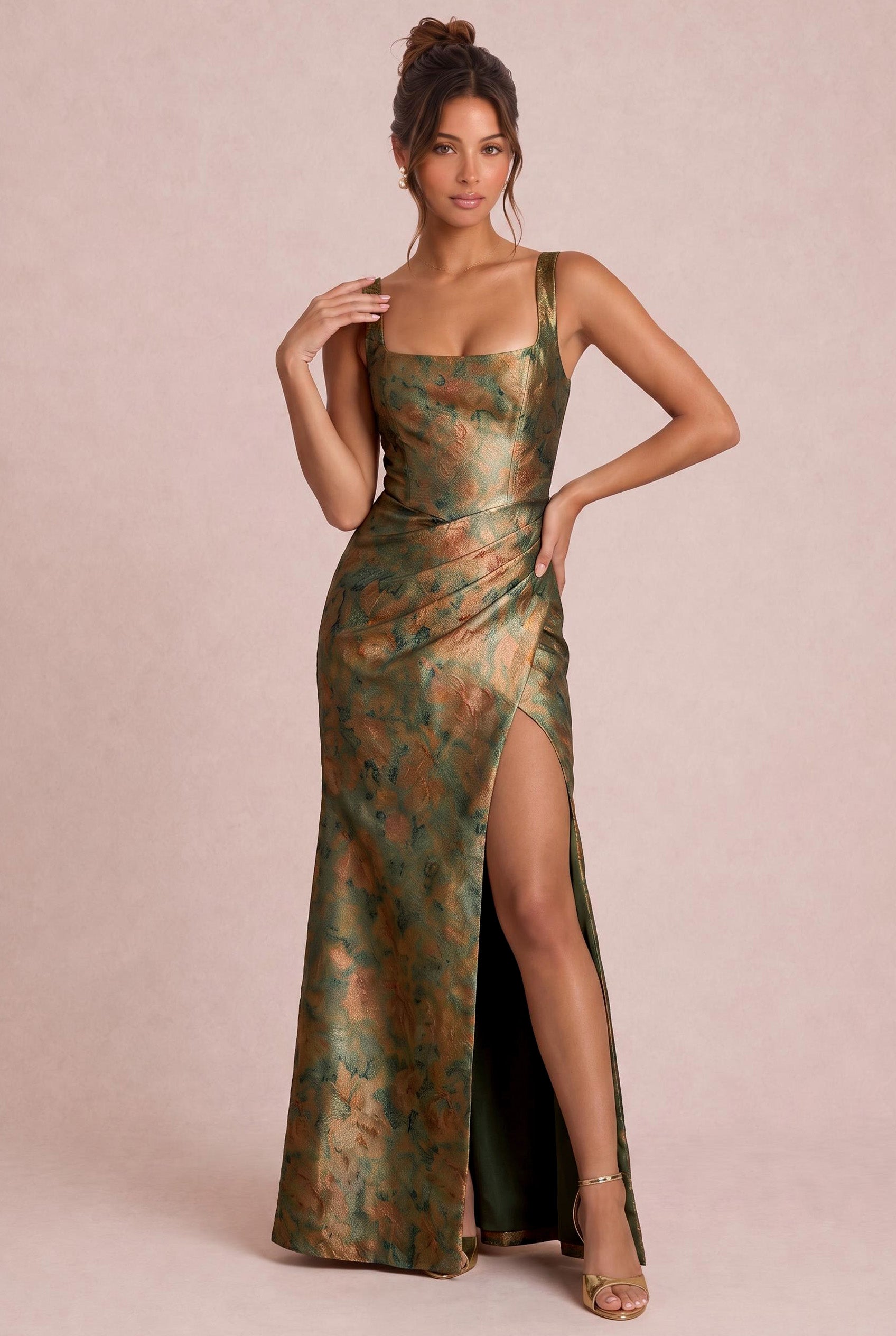 [Verdant Gold Floral]