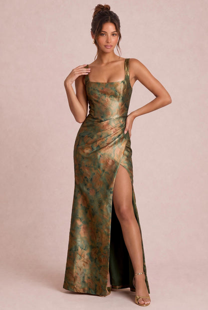 [Verdant Gold Floral]