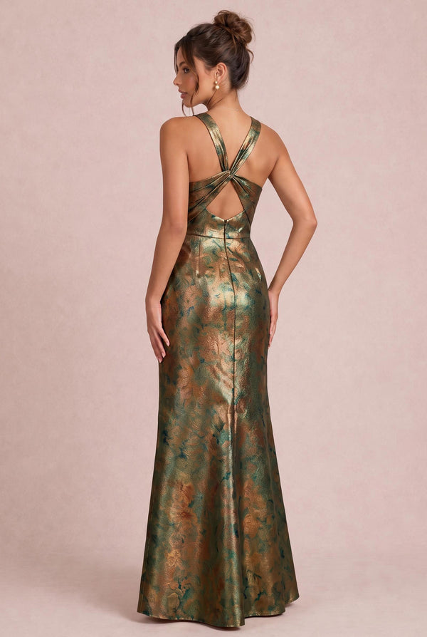 [Verdant Gold Floral]