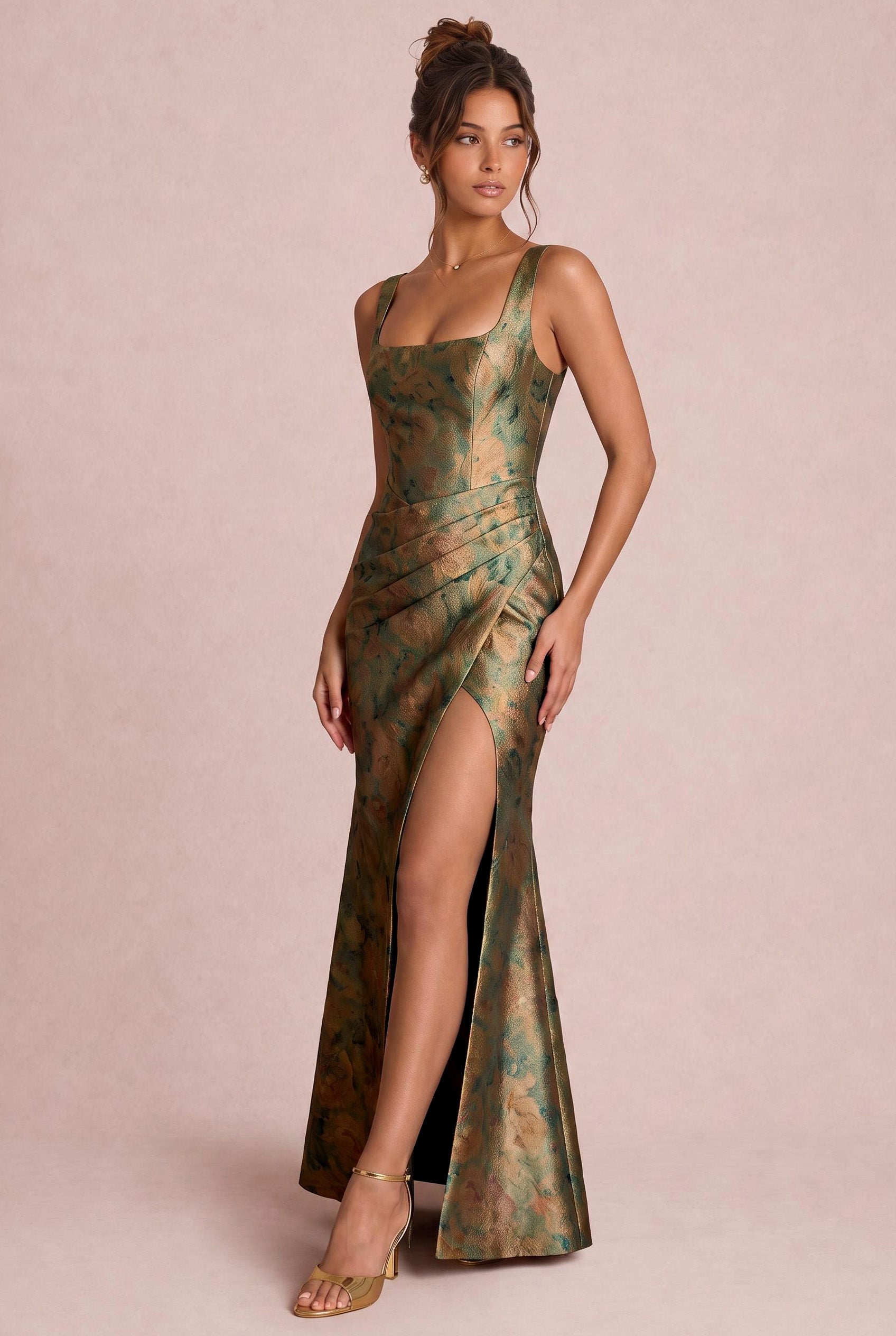 [Verdant Gold Floral]