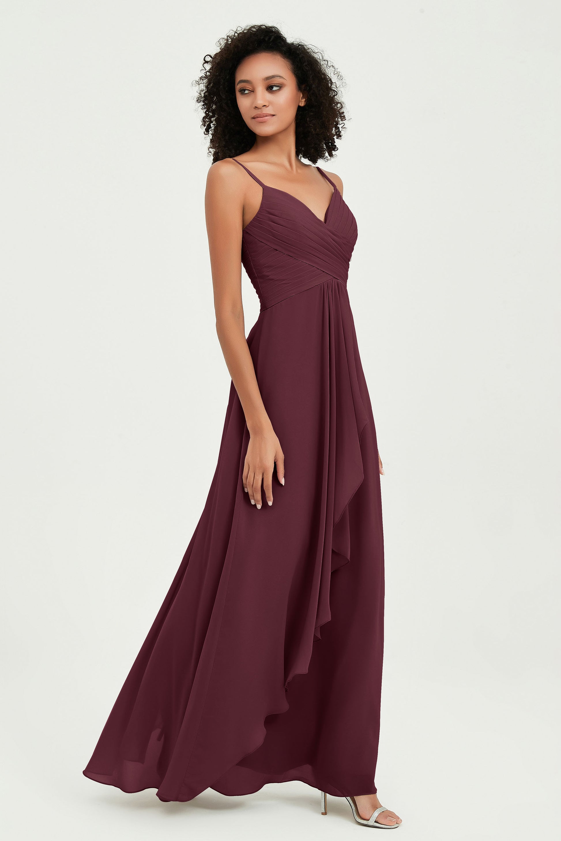 empire line bridesmaid dress uk Duntery Bridesmaid Dress Floor Length A Line Empire Waist, Chiffon, Ivory
