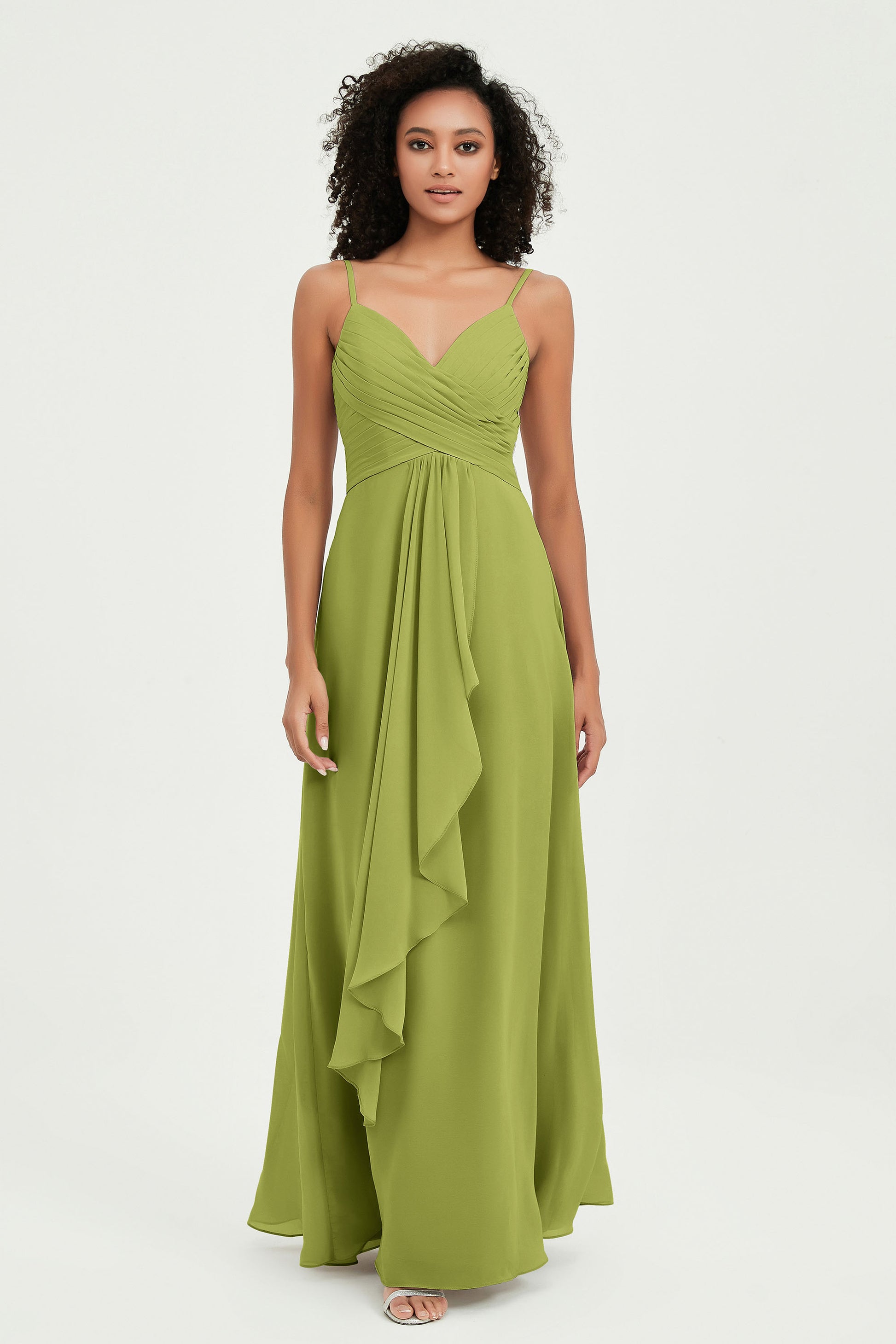 Chiffon Floor Length A Line Empire Waist Bridesmaid Dress DUNTERY UK Chiffon Floor Length A Line Empire Waist Bridesmaid Dress DUNTERY UK