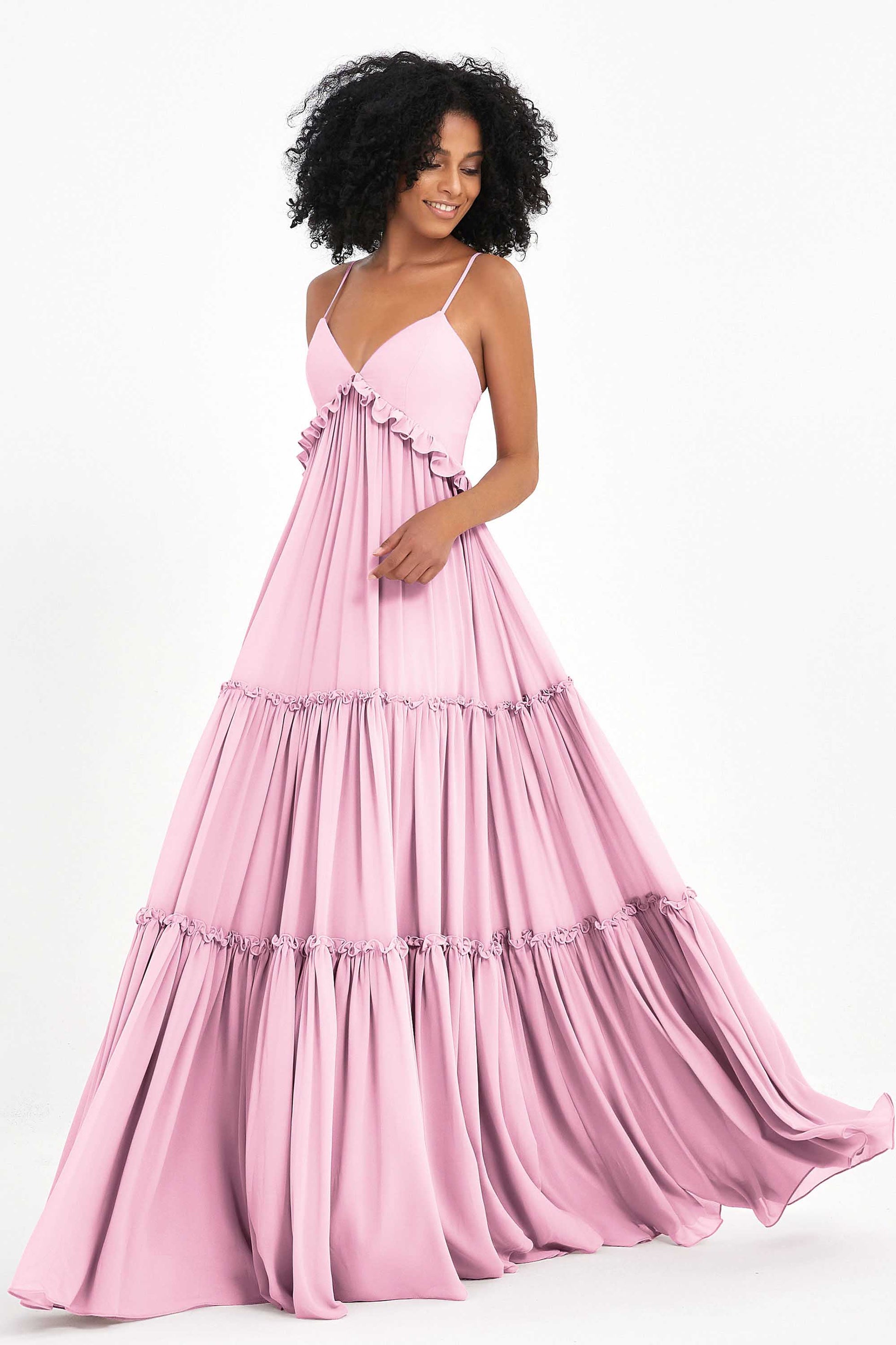 Boho Empire Waist Maxi Chiffon Dress DUNTERY UK Boho Empire Waist Maxi Chiffon Dress DUNTERY UK