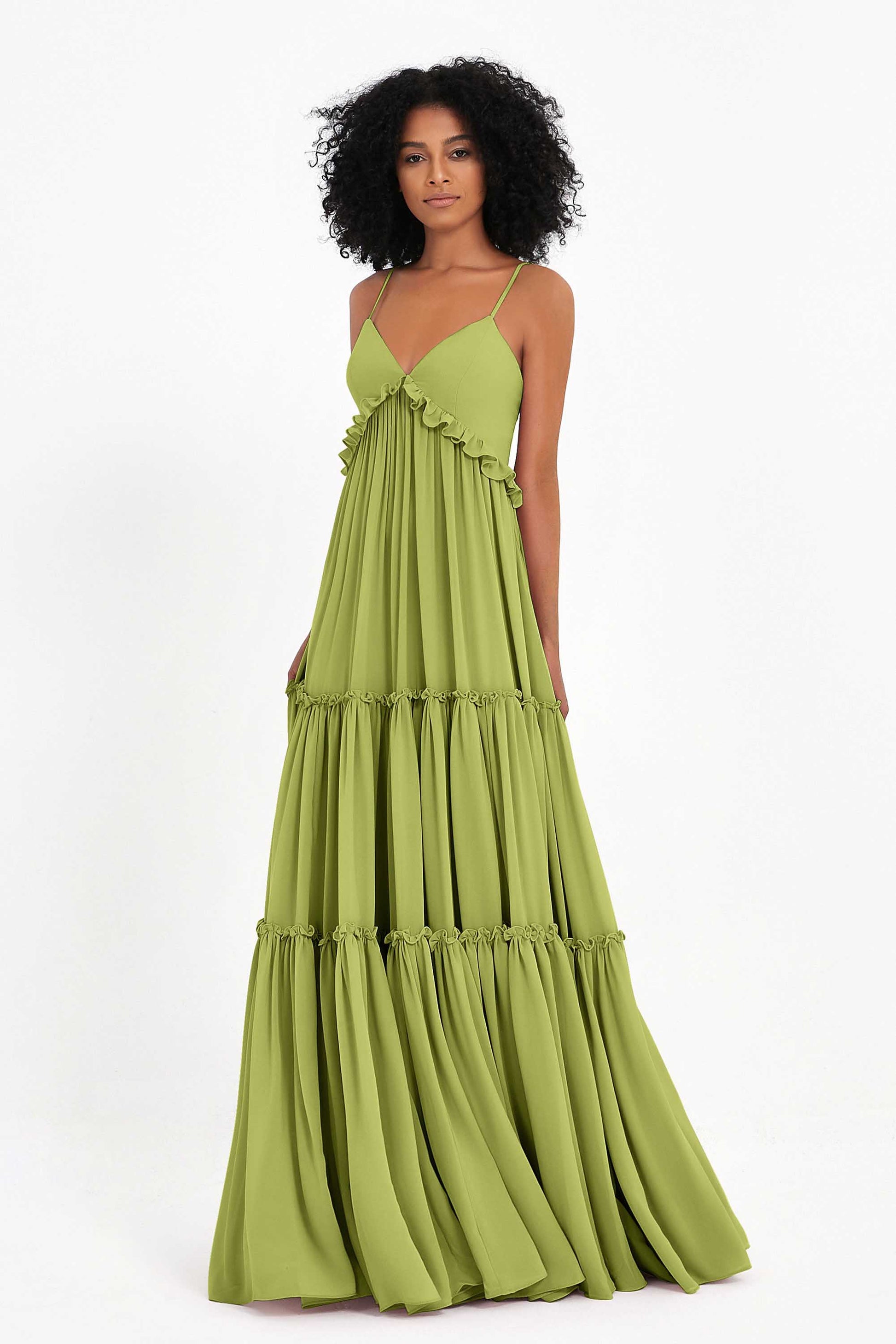 Boho Empire Waist Maxi Chiffon Dress DUNTERY UK Boho Empire Waist Maxi Chiffon Dress DUNTERY UK