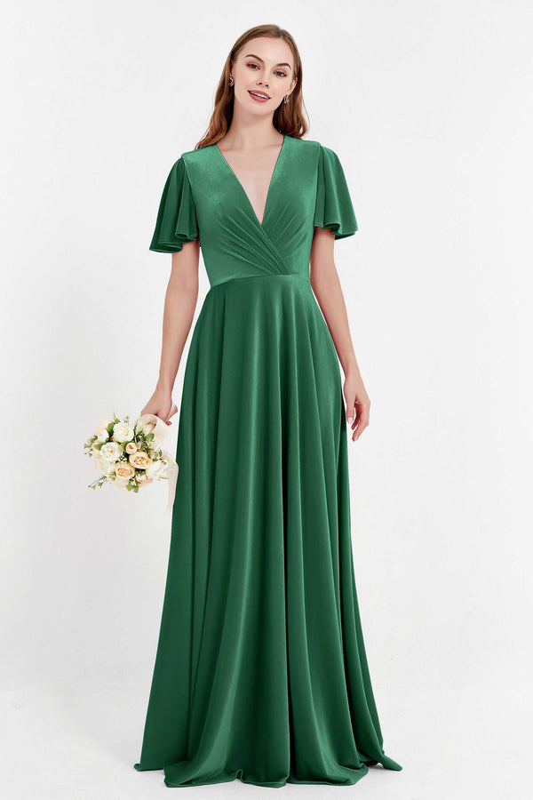 Velvet Bridesmaid Dresses - Free Custom Size DUNTERY UK Velvet Bridesmaid Dresses - Free Custom Size DUNTERY UK