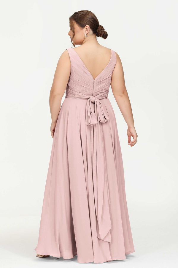 plus size pink bridesmaid dresses uk Yours London Women's Plus Size Curve Pink Lace Front Chiffon Maxi Bridesmaid Dress Size 26-28